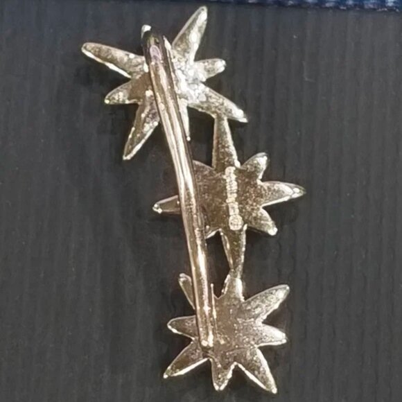 APM Monaco Asymmetric Triple Météorites Earrings - Silver - Picture 4 of 7